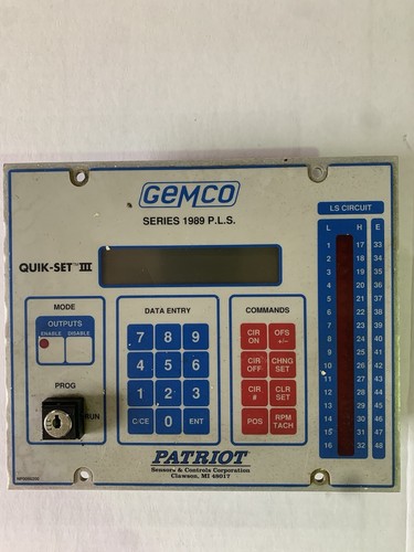 Pannello controllo gemco - pannello,
