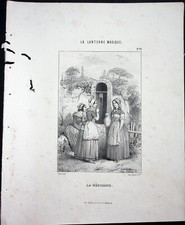 LITHOGRAPHIE  LA LANTERNE