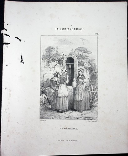 Lithographie lanterne - ,