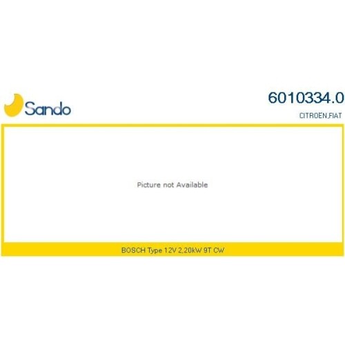 Motorino avviamento sando - d'avviamento,