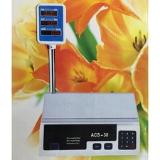 BILANCIA PESA MAX 30 KG DIGITALE ELETTRONICA PROFESSIONALE GRAMMI CHILO CHILI