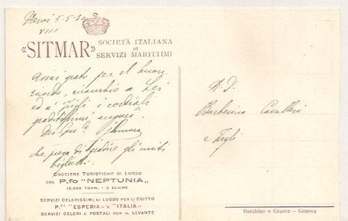 Autografo generale fornara - autografo,
