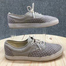 Scarpe Vans uomo 7 donna 8,5 pois sneakers comode tessuto grigio stringate