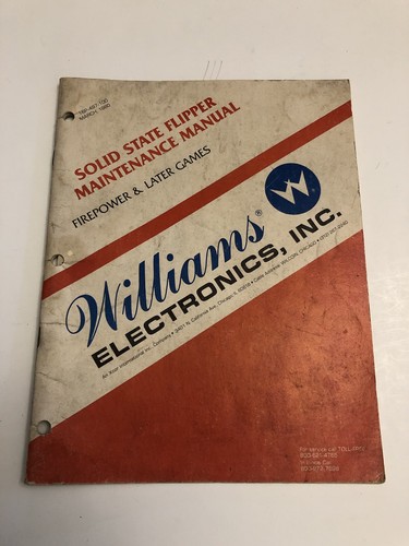 Williams flipper stato solido - flipper,