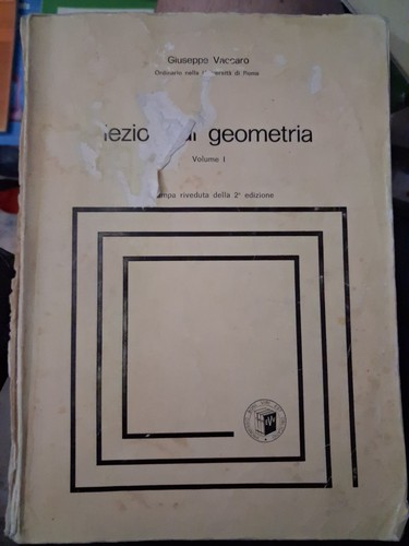 Vaccaro lezioni geometria - vaccaro,