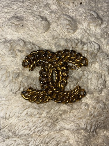 Broche vintage chanel logo - broche,
