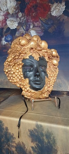 Maschera cartapesta arredo - cartapesta, da