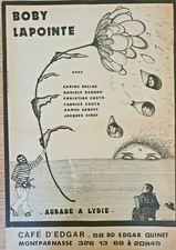BOBY LAPOINTE - POSTER SHOW