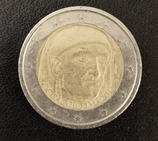 Moneta 2 euro - Repubblica Italiana - Boccaccio 2013- Rara - Circolata