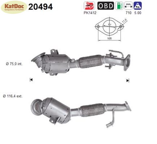 Catalizzatore per ford - per,