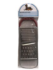 GRATTUGIA FORMAGGIO E AFFETTA VERDURE IN ACCIAIO ACCESSORI CUCINA CM 29,5 X10,5