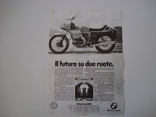 advertising Pubblicità 1977 MOTO BMW R100 R 100 1000