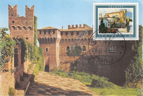Cartolina maximum gradara - cartolina,