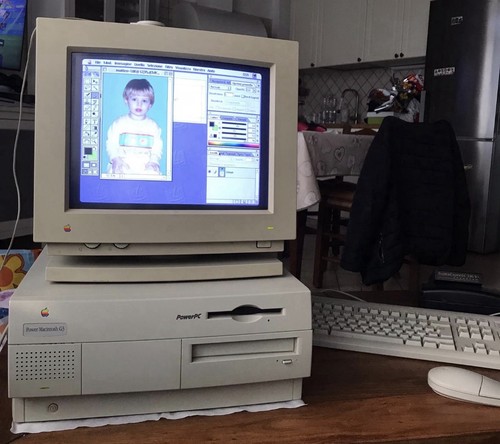 Vintage apple power macintosh - apple,