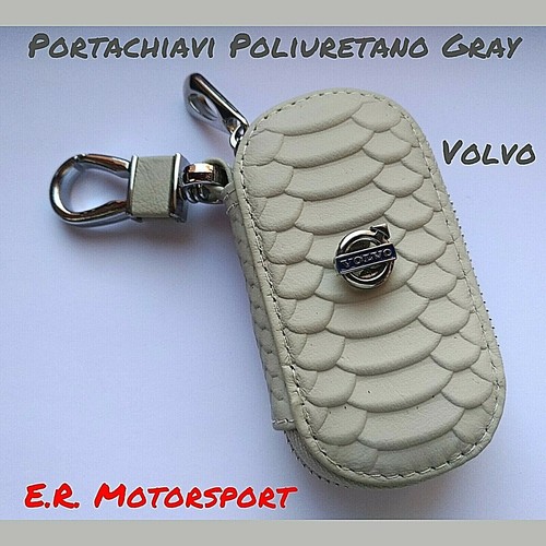 Portachiavi pitonato grigio - portachiavi,
