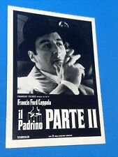 IL PADRINO PARTE II - FRANCIS FORD COPPOLA , 1974 Locandina - Poster