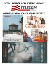 FOLDER CON SCHEDE TELEFONICHE NUOVE --- OTTIMO STATO -SCHEDE MAGNETIZZATE