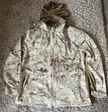 Genuine USMC Marine Corps Desert MARPAT Combat Jacket Soft Shell Coat Large