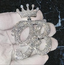 Ciondolo lettera "B" corona di