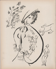 Marc Chagall -Musicista - Litografia