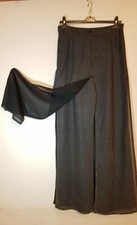 BELLISSIMA GONNA PANTALONE LAME' ORO FILO METALLICO, TAGLIA 48