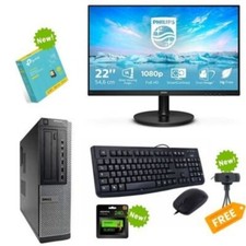 Pc Fisso I3 4a Gen 4 gb Ram 240 Gb SSD+Monitor 22"+Kit Tastiera e Mouse+Webcam