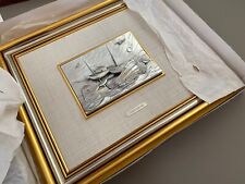 Quadro in argento con cornice di Ottaviani  "Mareggiata" anni '80.