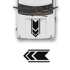 Adesivi cofano chevron - adesivi,