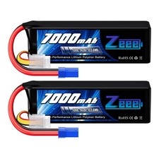 2x Zeee 7000mAh 4S batteria lipo batteria 14.8V 100C EC5 per RC auto aereo drone