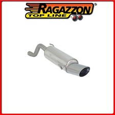 50.0265.12#2 ALFA ROMEO MITO(955) SCARICO SPORTIVO INOX CON TERMINALE OVALE 135X