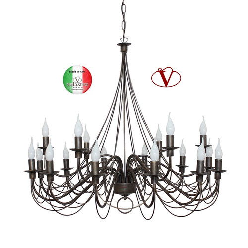 Lampadario ferro battuto - , Ø