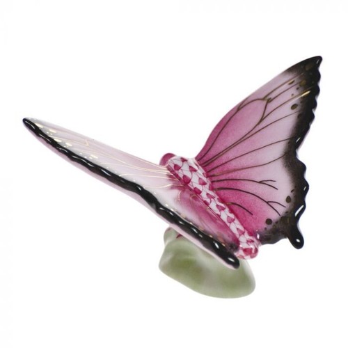 Herend butterfly raspberry - ,