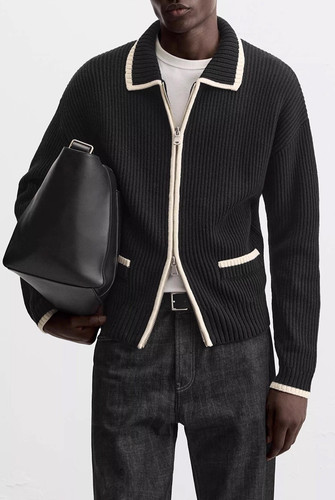 Zara cardigan contrasto - zara, a