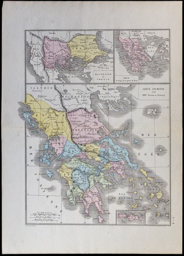1867 carta geografica grecia - 1867,