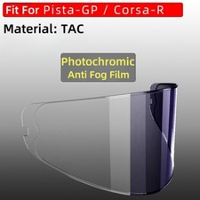 Pellicola fotocromatica antiappannamento per AGV PISTA GPR GPRR CORSA R RACE 3 pellicole antiappannamento