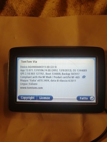 Tomtom via usato funzionante - usato,