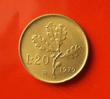 20 LIRE 1979 ERRORE - GLOBETTO