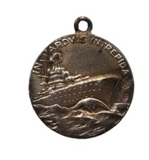 medaglia mignon regia nave Gorizia argento regia marina militare uniforme pins