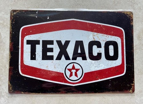 Texaco insegna metallo olio - texaco,