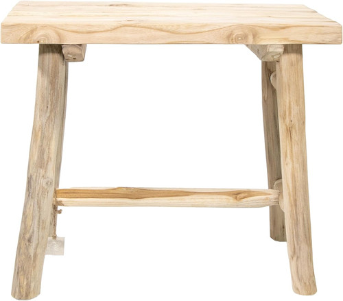 Sgabello teak supporto - -,