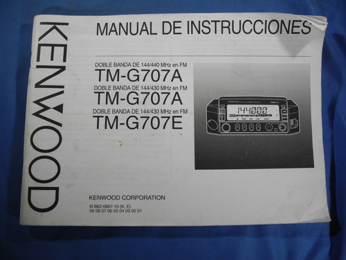 Originale kenwood g707a e - kenwood, tm-g707a/e