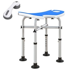 HOMCOM Sedia Doccia Altezza