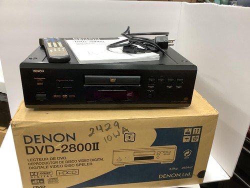 Denon dvd player - player, read