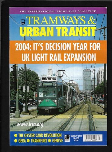 Riviste 2004 tramways - tramways, urban