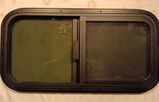 Finestra Camper Roulotte Impermeabile 60cm x 30cm  Scorrevole Vetro Temperato