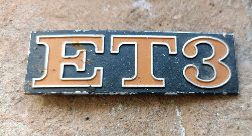 Scritta fregio logo badge et3 - fregio,