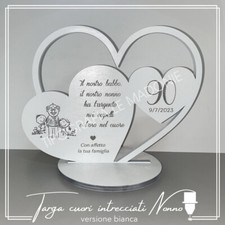 Targa cuori intrecciati - targa,