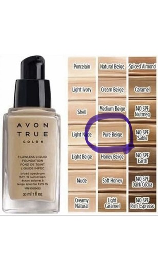 Avon fondotinta liquido true - avon~fondotinta,