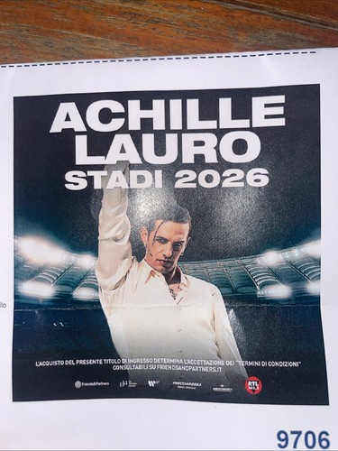 Biglietti achille lauro pit - lauro,