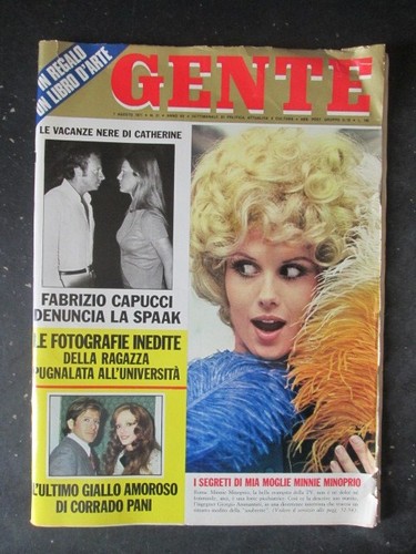 Gente 1971 minnie minoprio - gente,